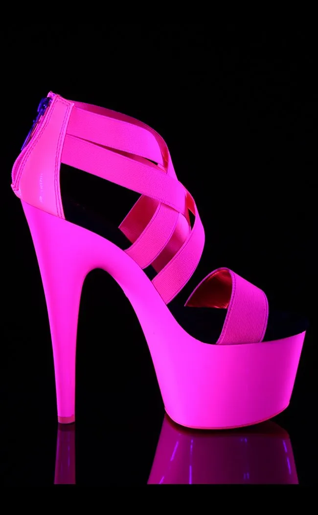 ADORE-769UV Neon Hot Pink Heels