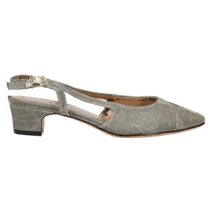 Aliz Metallic Slingback Pumps