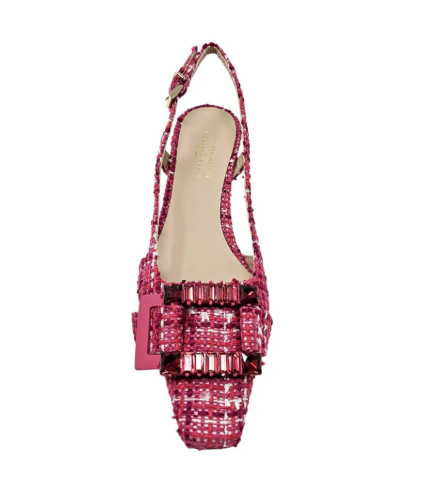 Atena Cherry Heel Slingback