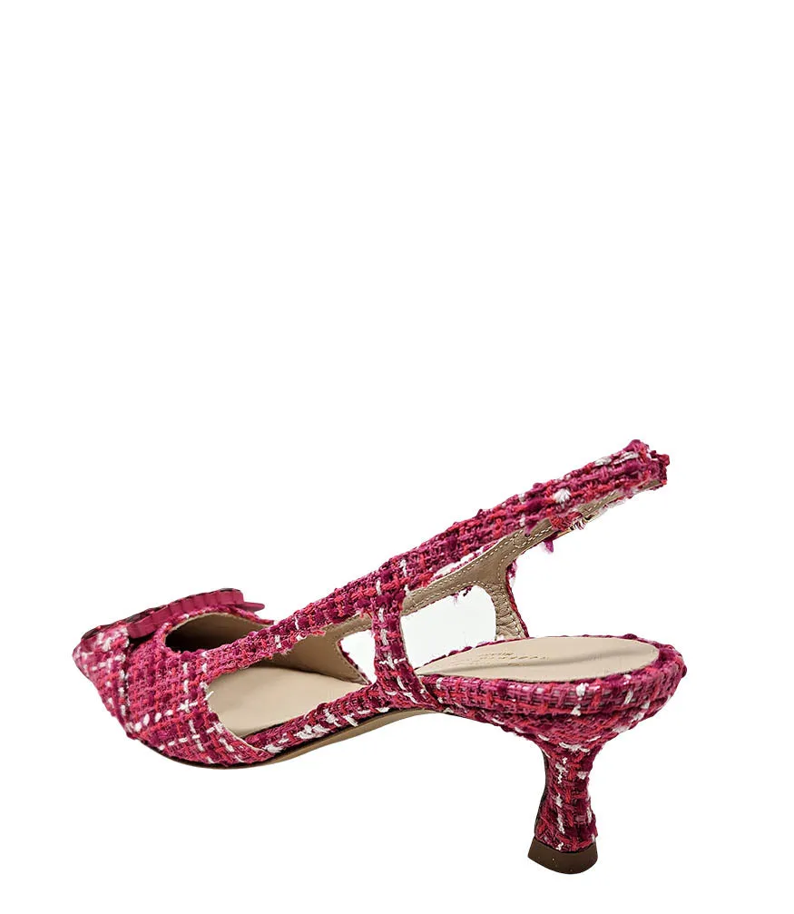 Atena Cherry Heel Slingback