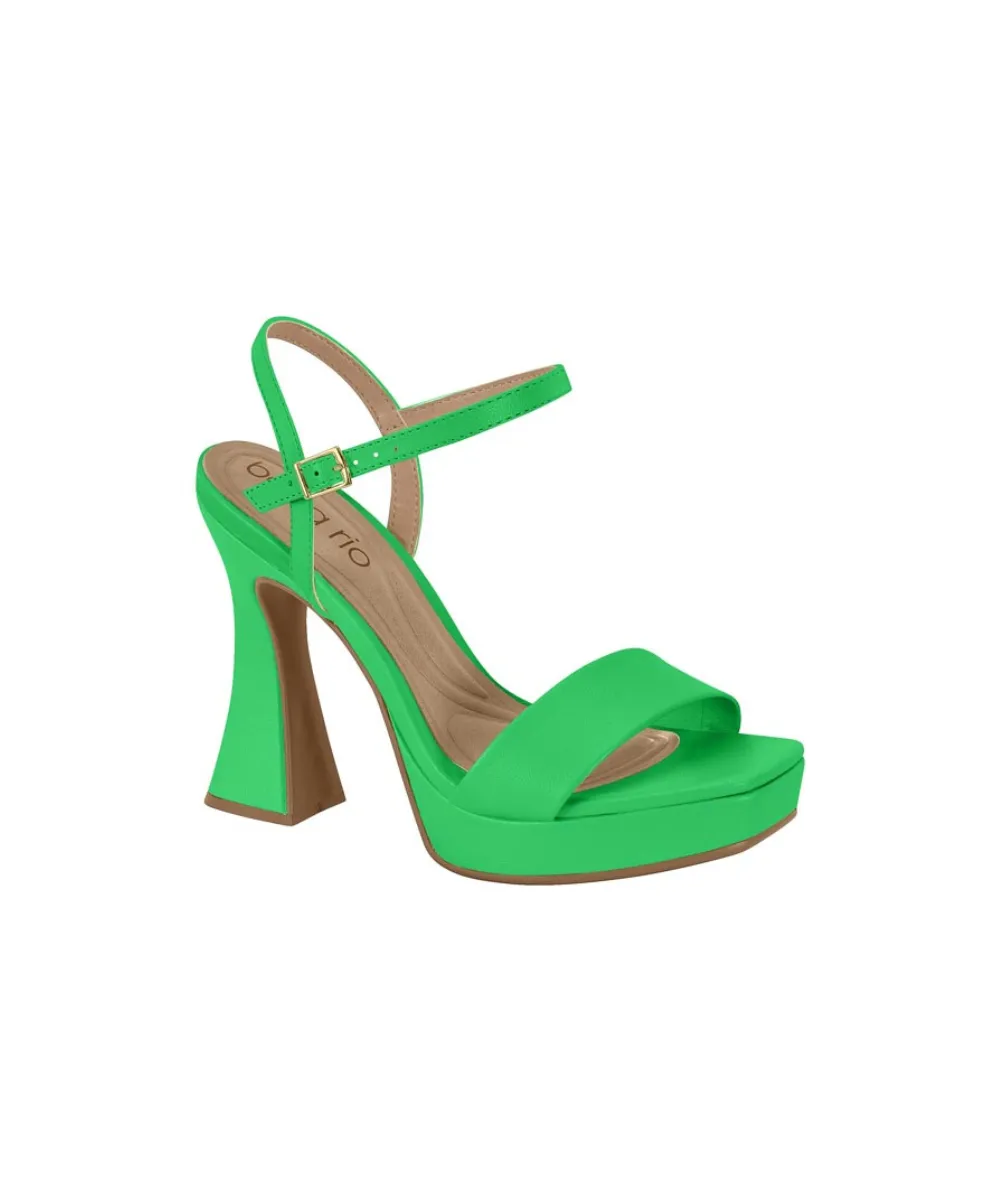 BEIRA RIO HEELED SANDALS WITH PLATFORM