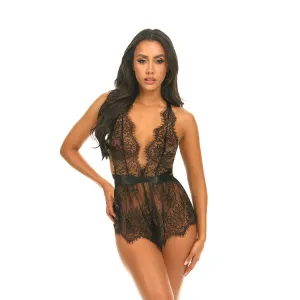 Brea Eyelash Lace Romper