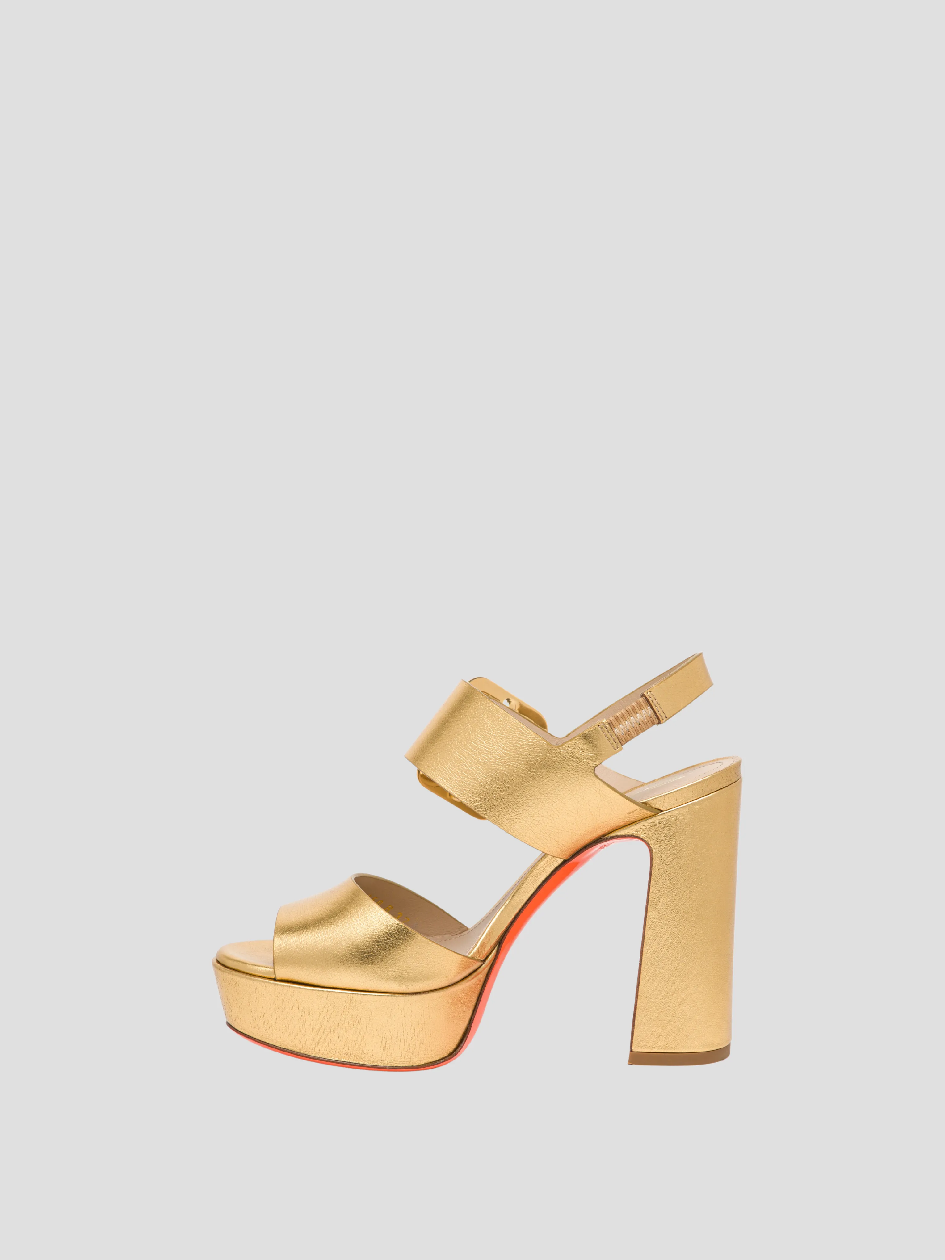 Bruxel Platform Sandal in Gold