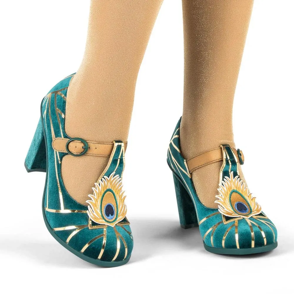 Chocolaticas® PEACOCK Mary Jane Pump High Heels