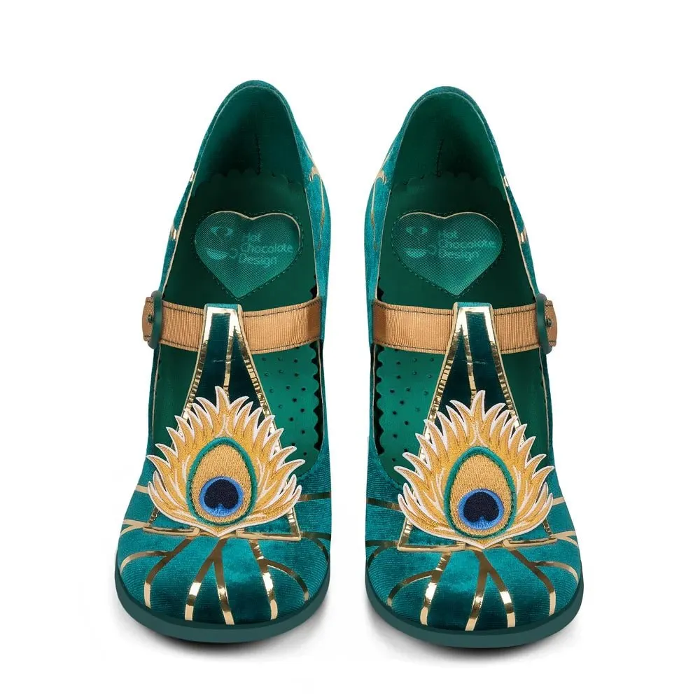 Chocolaticas® PEACOCK Mary Jane Pump High Heels