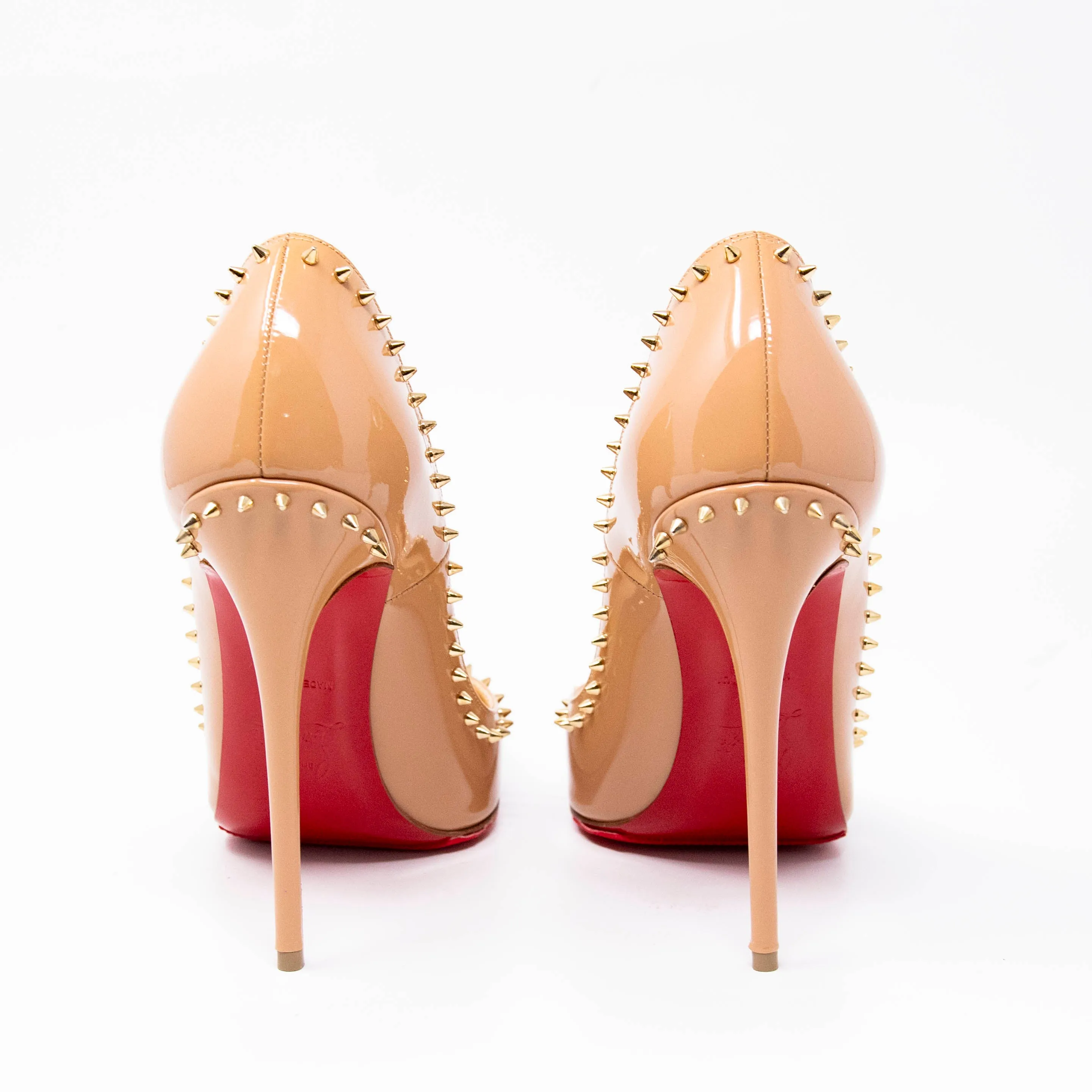 Christian Louboutin Beige Anjalina Pumps 37