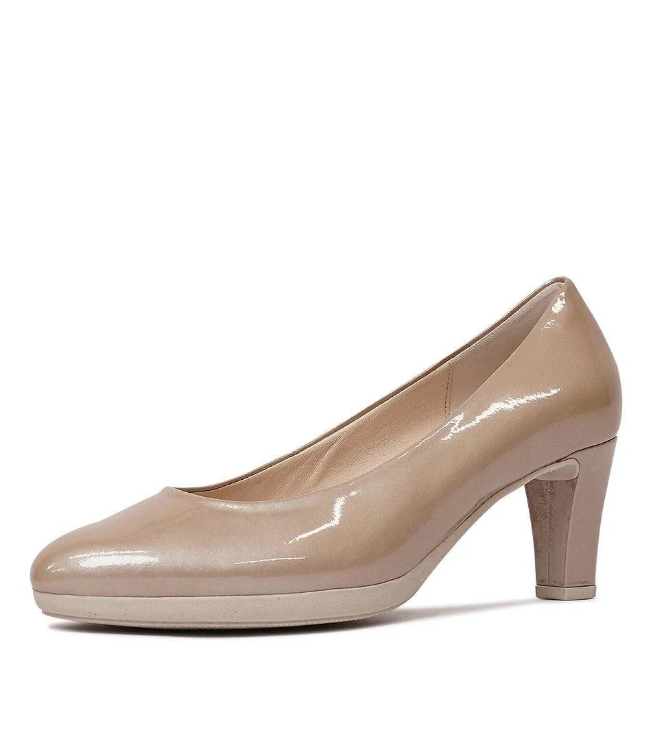 Coti Nude Patent Leather Heels