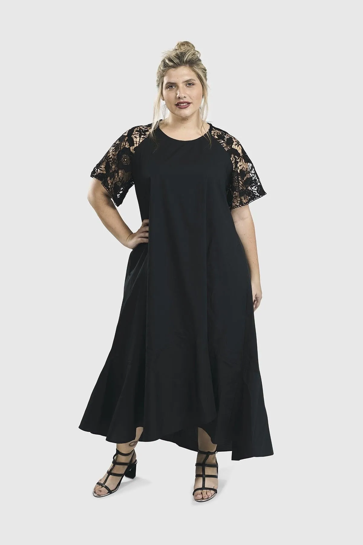 Exquisite Swing Dress, Black