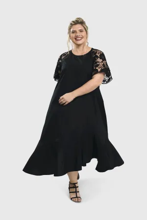 Exquisite Swing Dress, Black