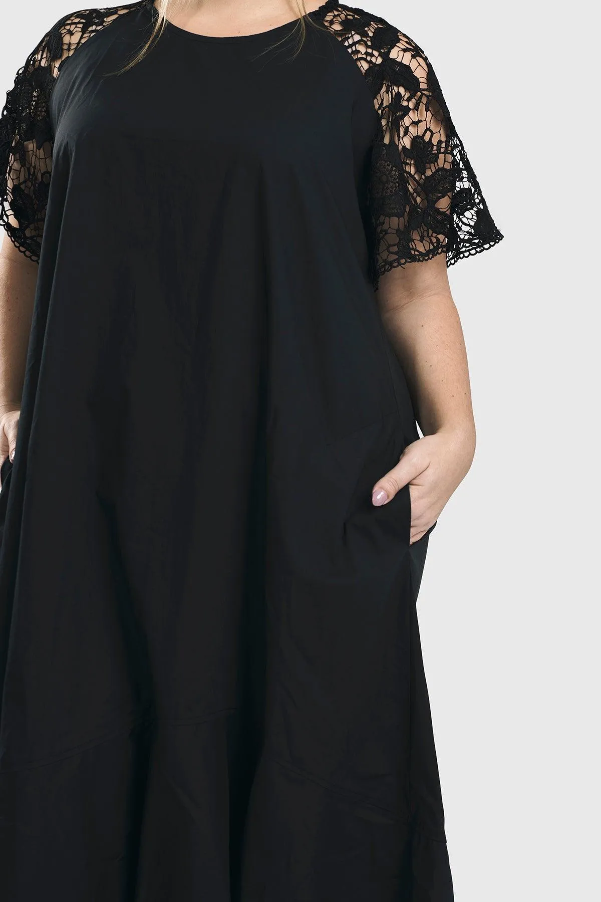 Exquisite Swing Dress, Black