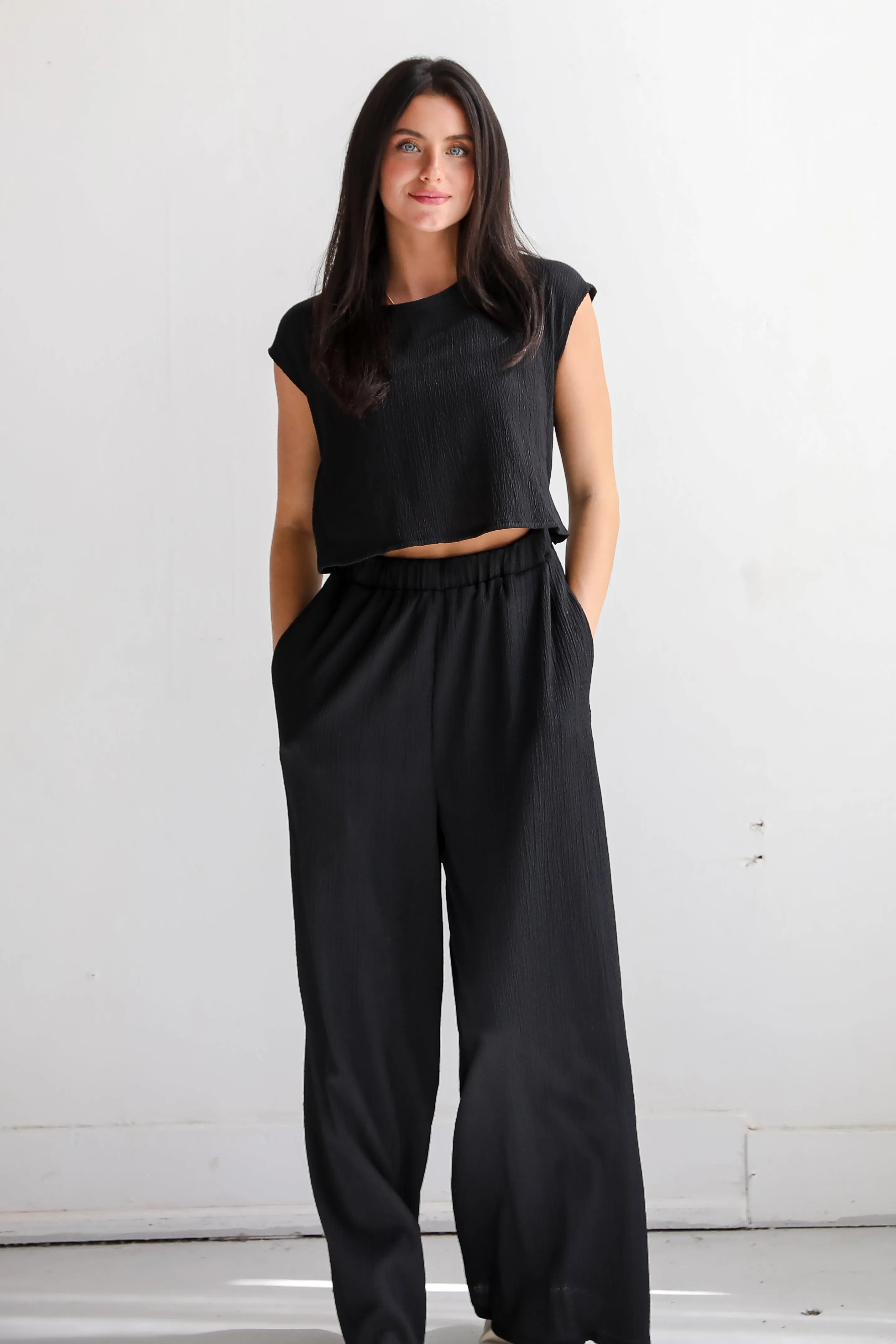 FINAL SALE - Seasonal Spirit Black Jumpsuit