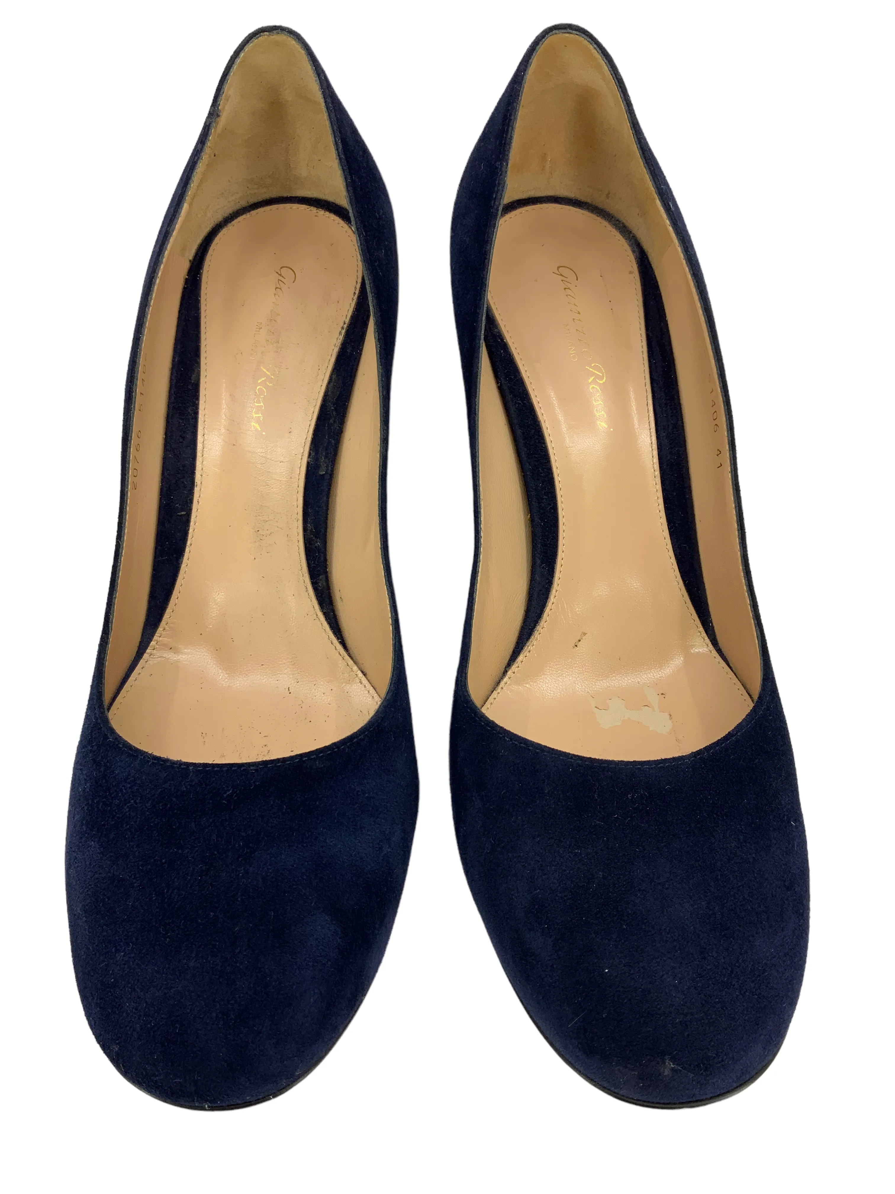 Gianvito Rossi Suede Round Toe Pumps Size 11