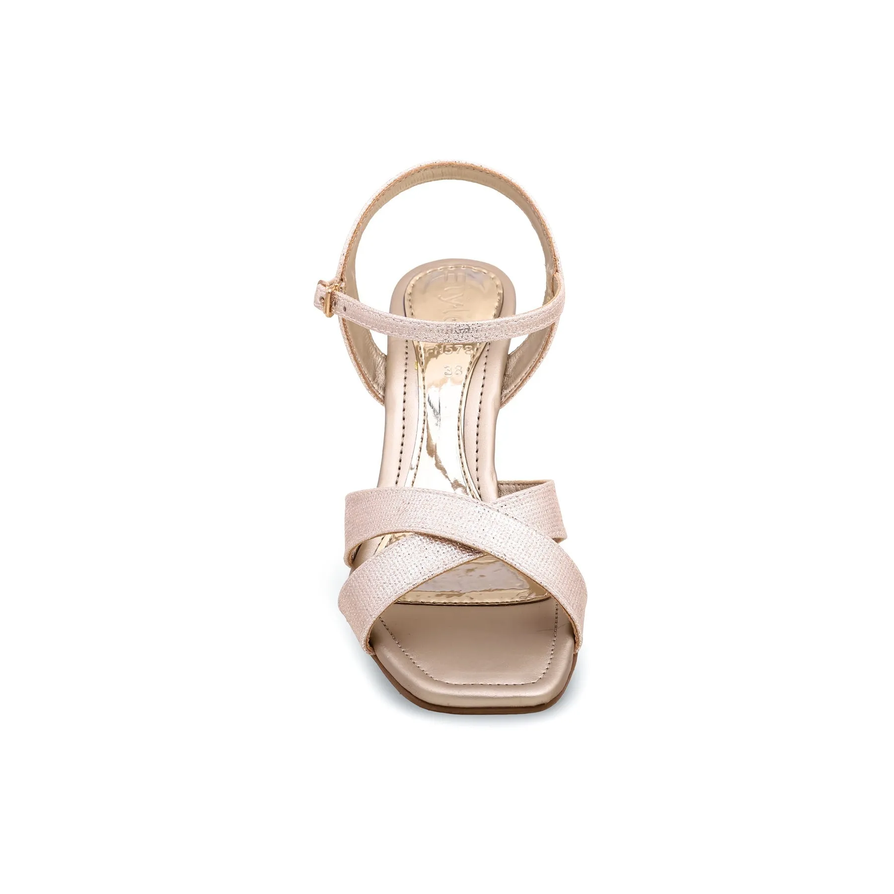 Golden Fancy Bridal Sandal FN5781