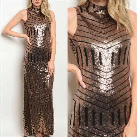 Julia Sequin Gown