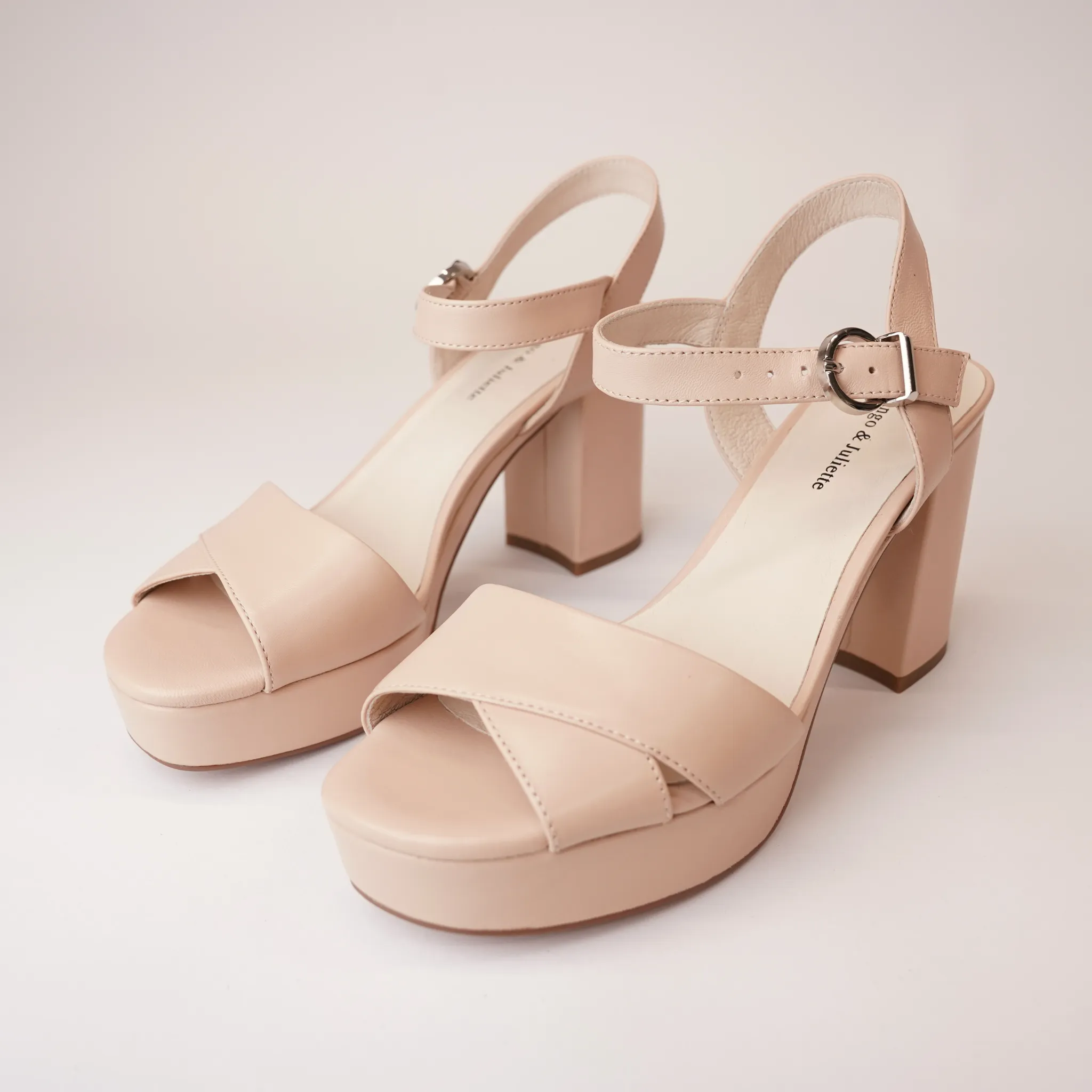 Onlee Cafe Leather Heels