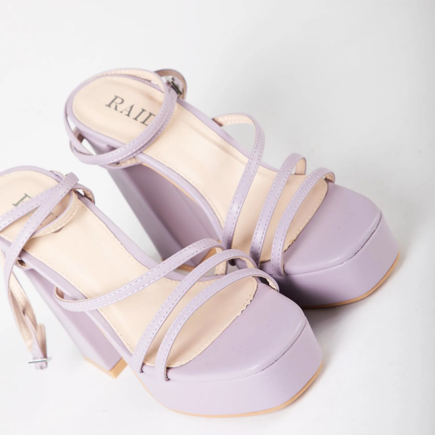 RAID Fia Platform Heel in Lilac