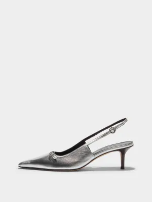 Saba Leather Slingback Pumps