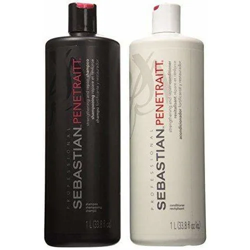 Sebastian Penetraitt Shampoo & Conditioner Duo 1000ml (with free pumps)