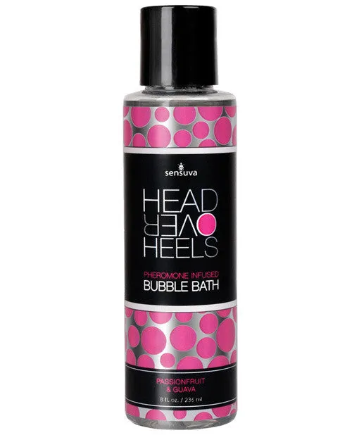 Sensuva Head Over Heels Bubble Bath - 8 Oz Passion Fruit-guava