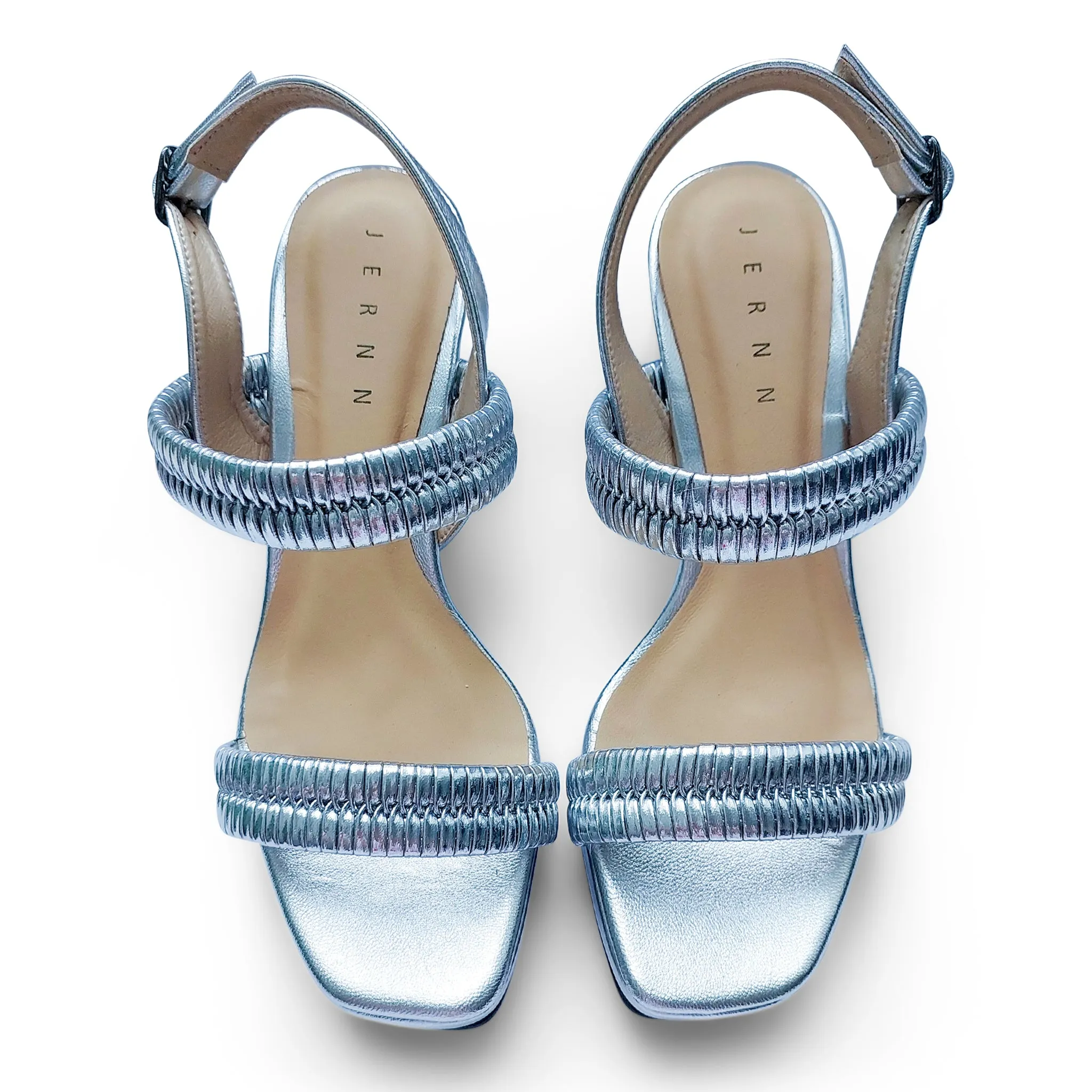 Seraphina Woven platform heels