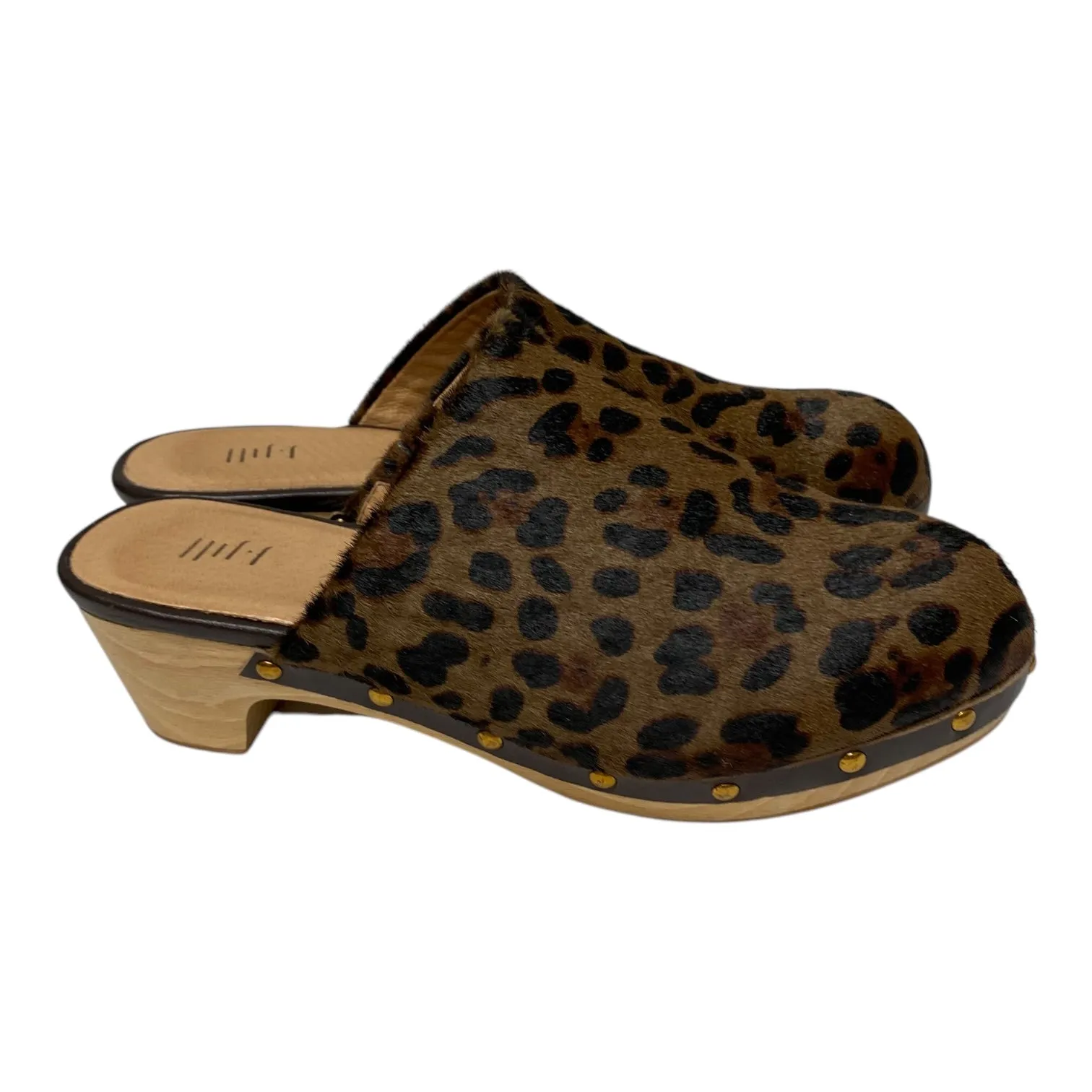 Shoes Heels Block By J. Jill In Animal Print, Size:7.5