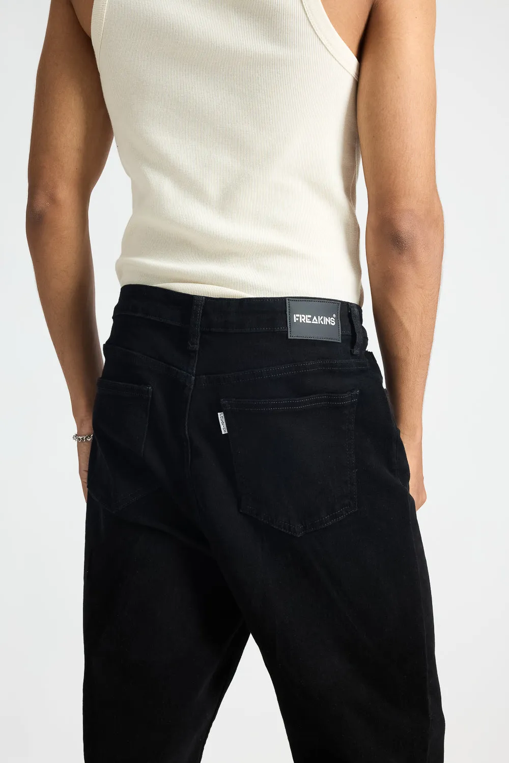 Sleek Black Men's Jeans