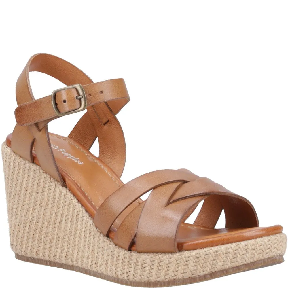 Tan Phoebe Wedge Sandals