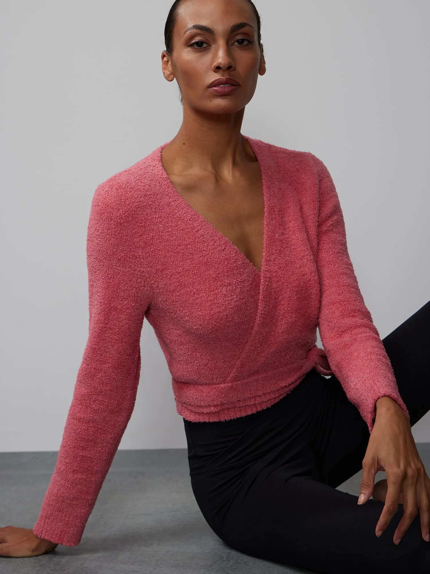 Teddy Wrap Sweater