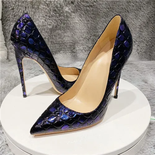 TEEK - Indigo Slither Pumps