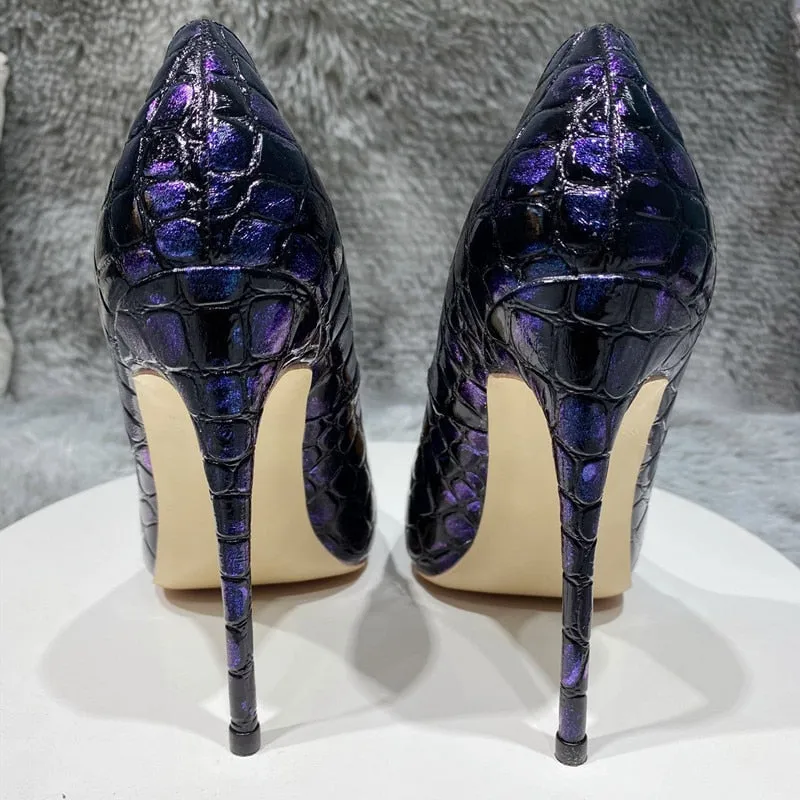 TEEK - Indigo Slither Pumps