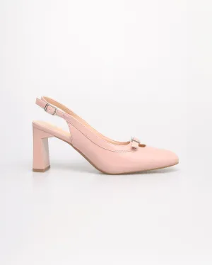 Tomaz NN412 Ladies Ballerina Slingback Heels (Pink)