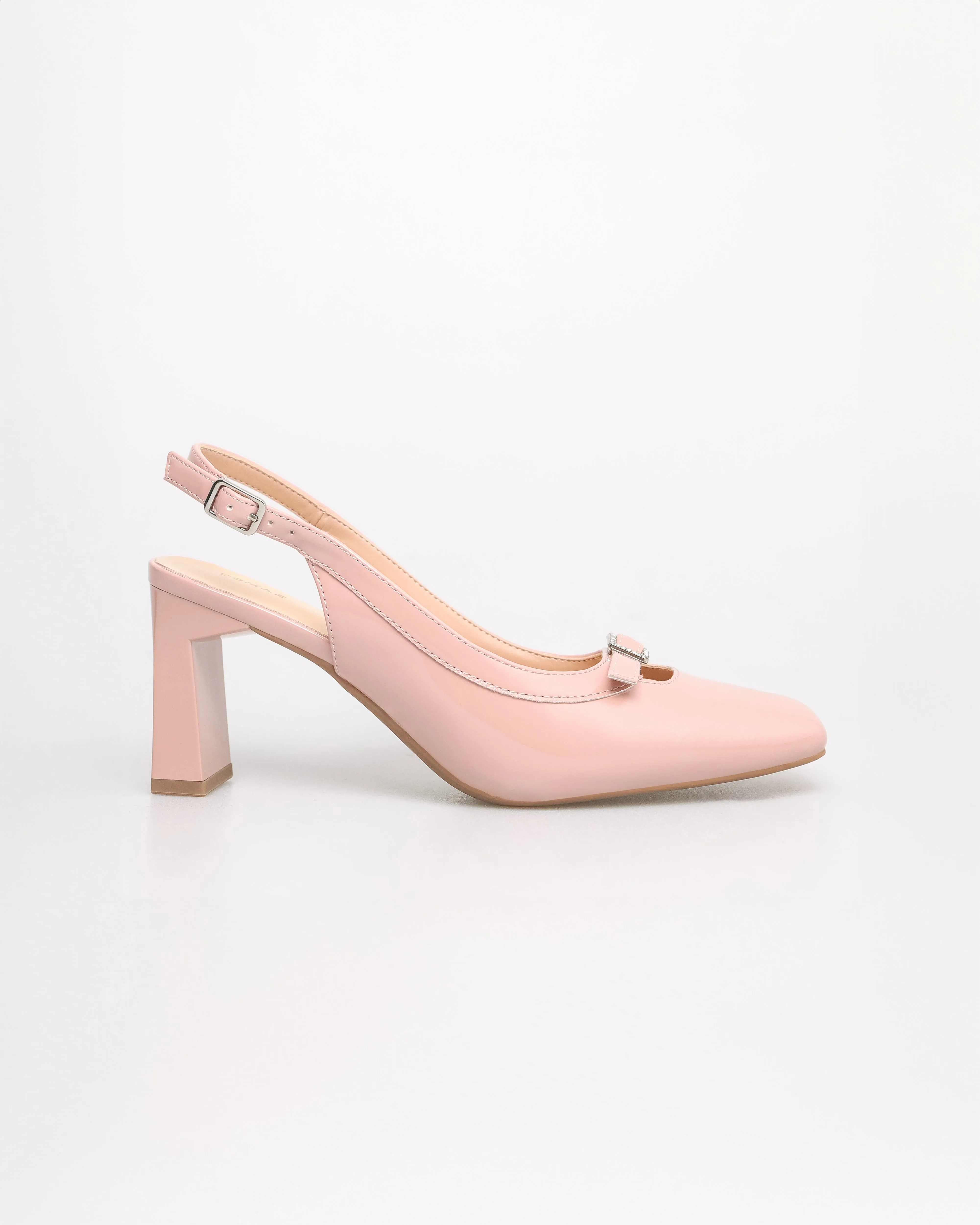 Tomaz NN412 Ladies Ballerina Slingback Heels (Pink)