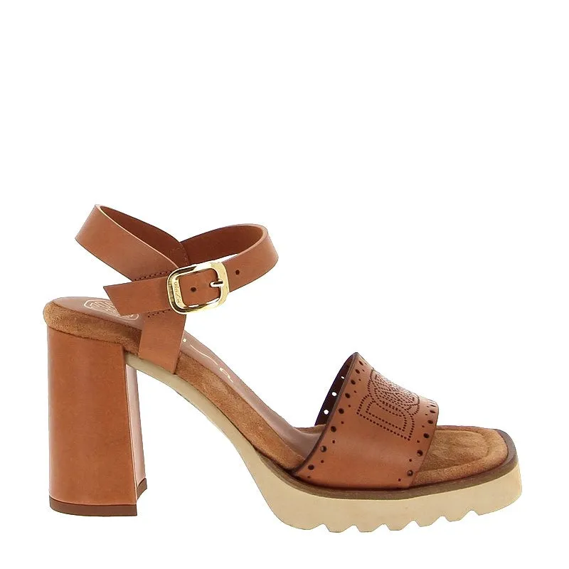 Unisa Sonar Tan Platform Heel