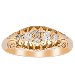 Vintage 18ct Yellow Gold .21ct Diamond Ring