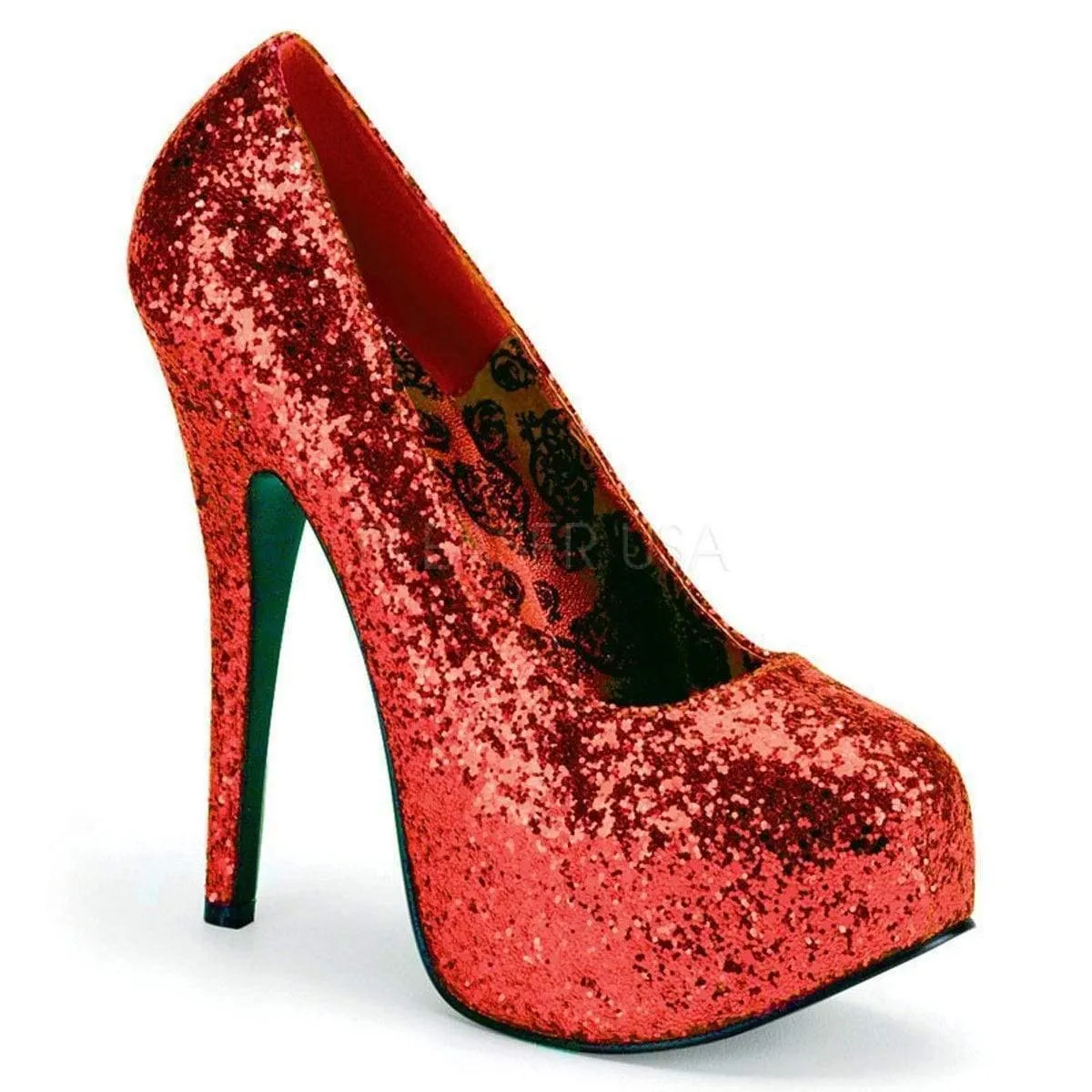 Wide Fit Glitter Platform Shoes