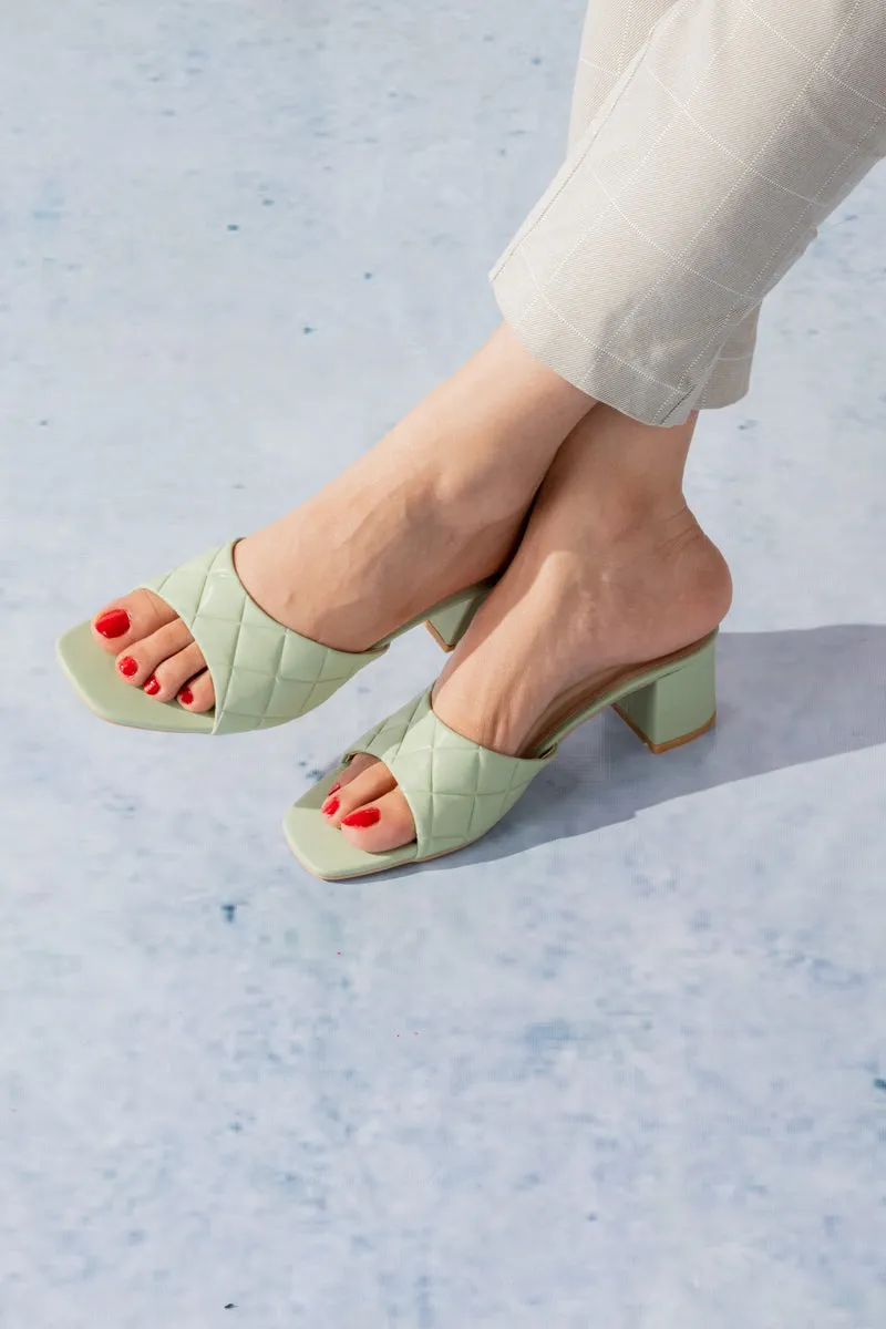 Women Mint heels